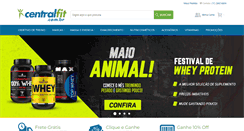Desktop Screenshot of centralfit.com.br